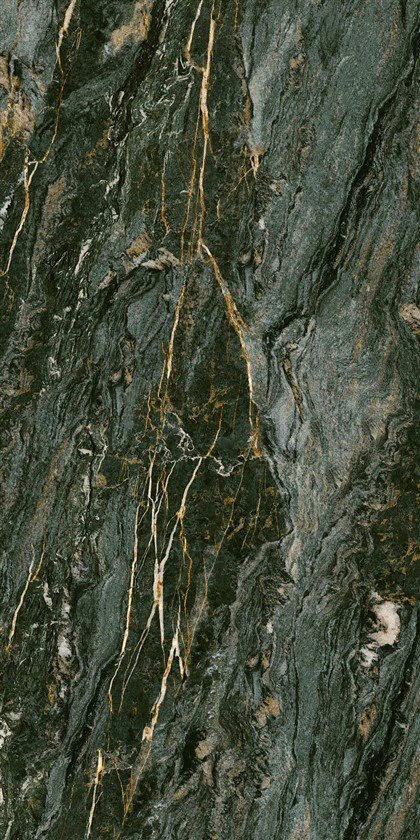 El mago de Oz: piedra sinterizada de pared de mármol verde